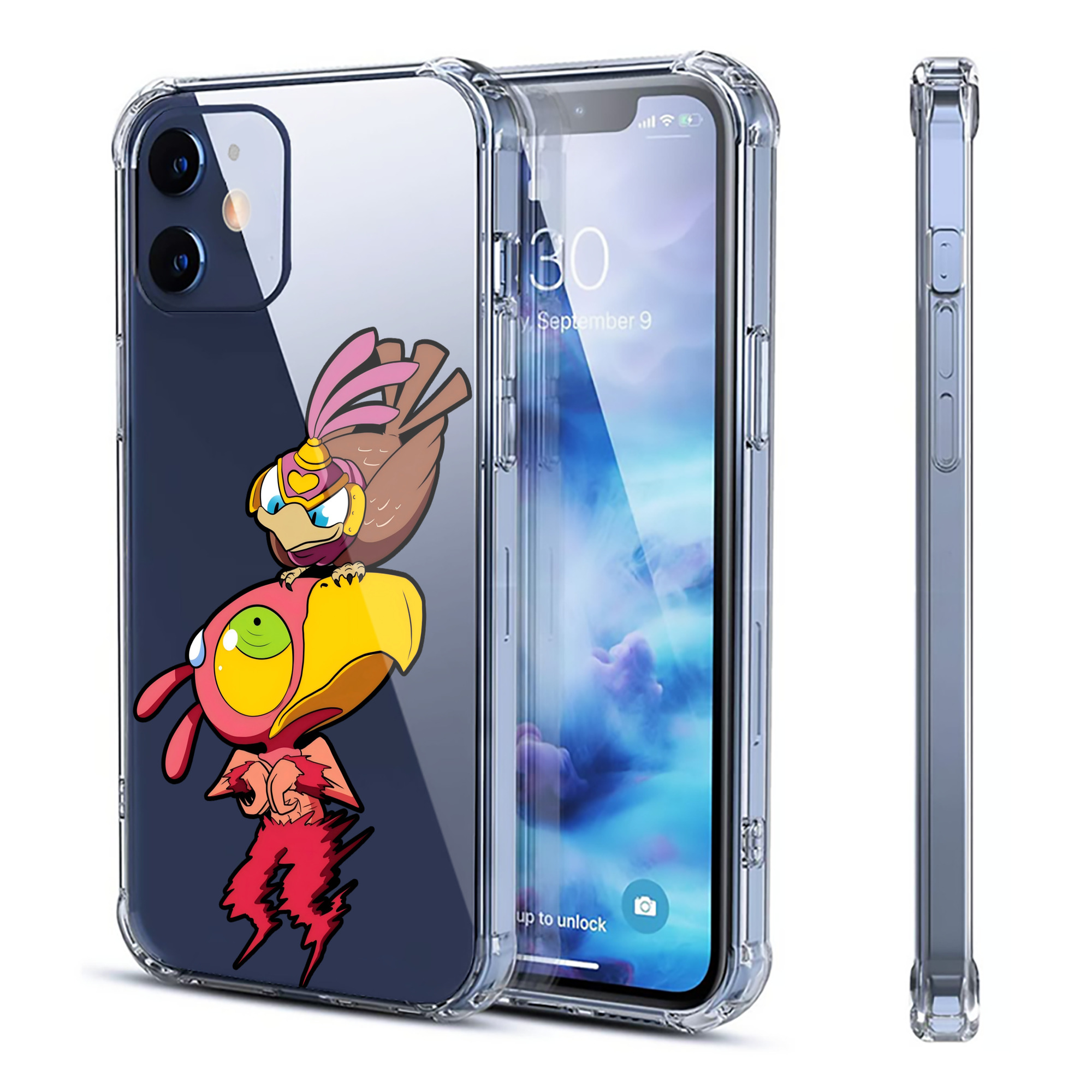 （画像用） ジョジョの奇妙な冒険 JoJo's Bizarre Adventure 【iPhone 12シリーズ対応】透明スマホケース（クリアソフトケース）